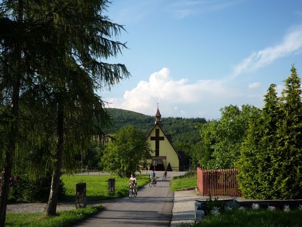 Myślenice.Osiedle Chełm.Kościół.