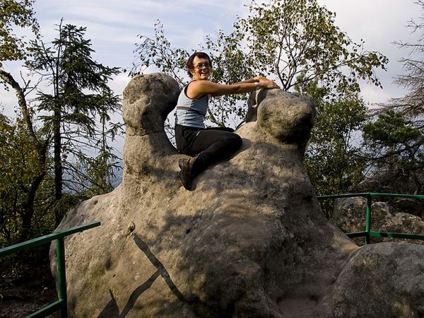 Karłów-Błędne Skały , "Skalne Siodło"