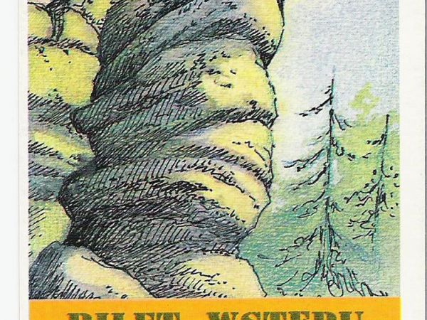 ze zbiorów prywatnych: do Parku Narodowego Gór Stołowych - na Szczeliniec! i to Wielki! Na skałach Szczelińca można było dostrzec resztki dawnych tablic pamiątk