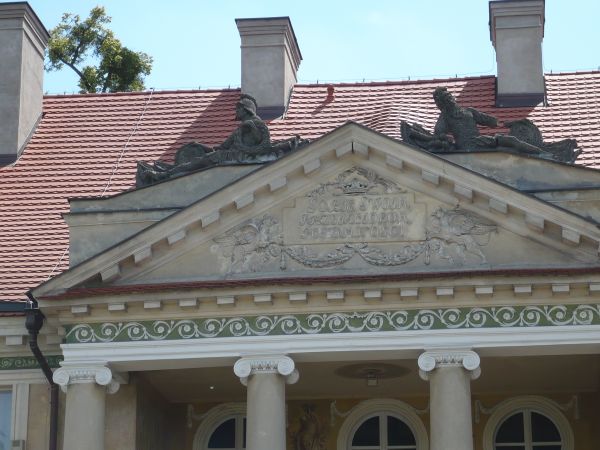 Dekoracje pałacu Lipskich