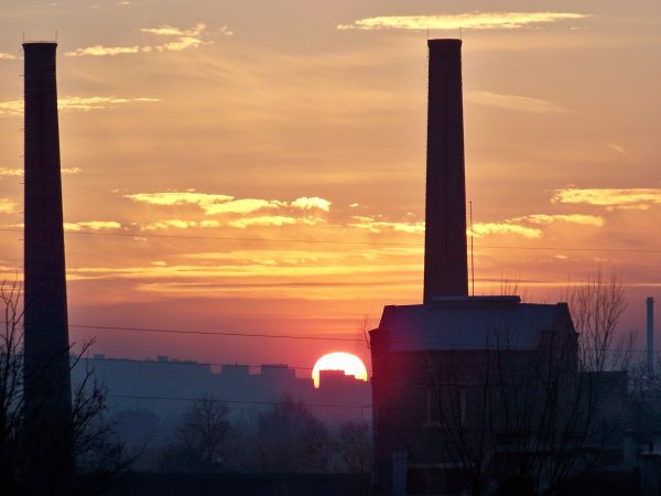 Zachód nad Kopalnią "Saturn"