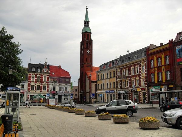Rynek i kościół św. Katarzyny