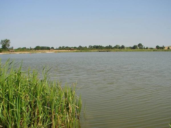 Zalew w miejscowości Staw.