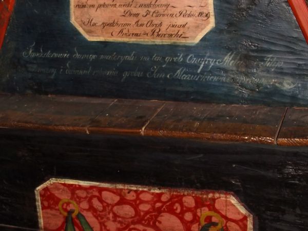 w babińcu - z uposażenia cerkiewnego rekwizyt do "prezentacji" płaszczenicy.