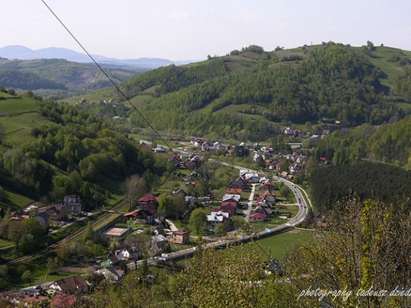 Widok z Góry Zamkowej- Rytro.