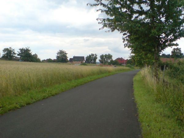 Wesołówka-droga w kierunku krzyżówki koło "starego sklepu"