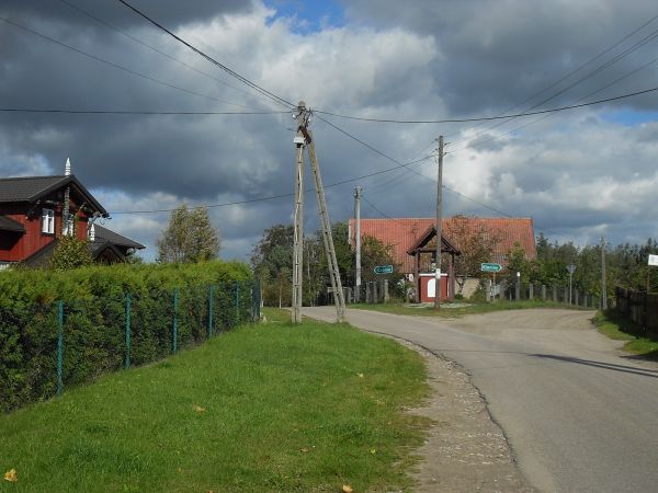 Rozwidlenie dróg do Czarnego i Klanin