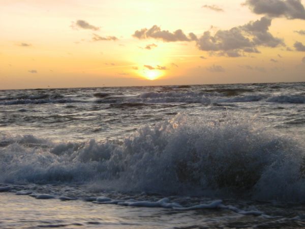 Wschodzące słoneczko.