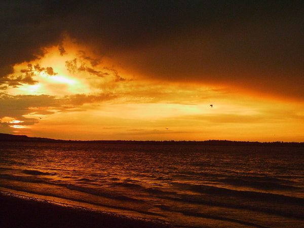 Jezioro Mietków -od strony Domanic