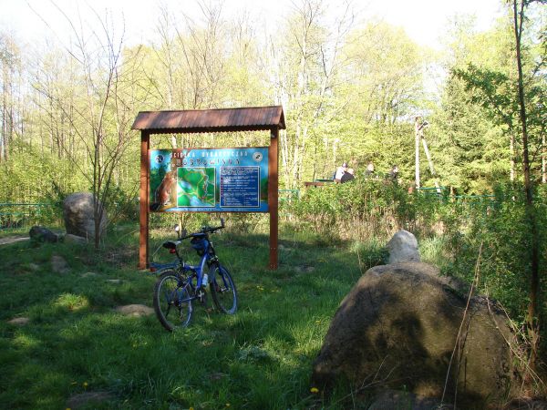 Gaj-Grzmięca. Największą atrakcją jest tu ścieżka dydaktyczna "Bobrowiska".