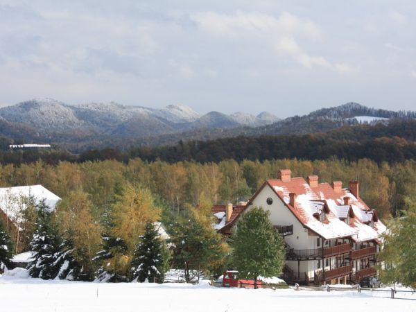 Polanczyk zima w jesieni