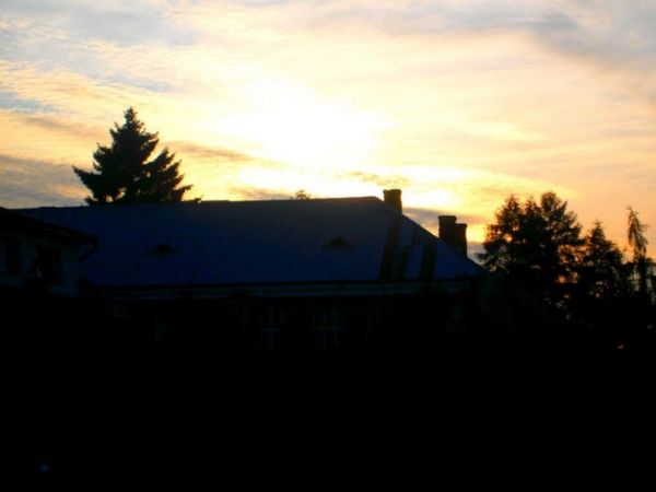 LO o  zachodzie  słońca