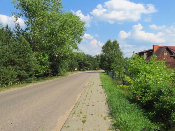 Centrum wsi Borsk na Kaszubach