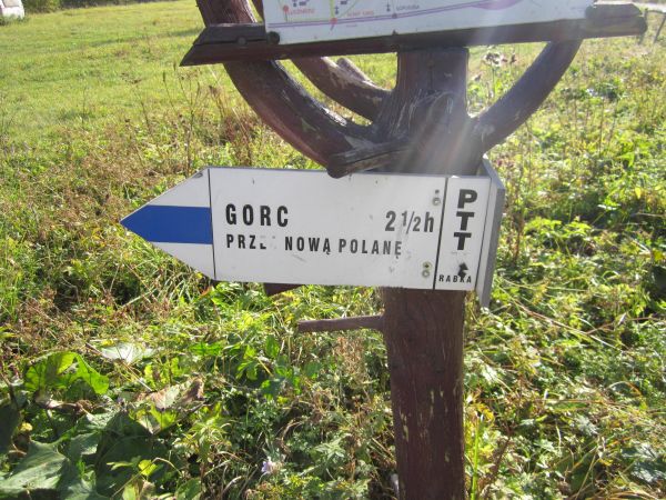 Drogowskazy turystyczne- Lubomierz Rzeki