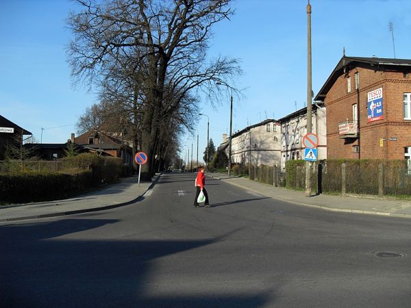 Odejście ulicy Kolejowej w kierunku Dworca PKP