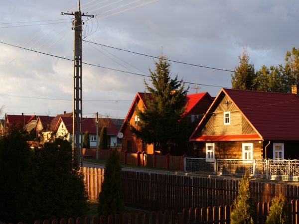 Wierzchlesie - zachód słońca