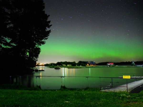 Wieczprem w Bytyniu nad jeziorem.