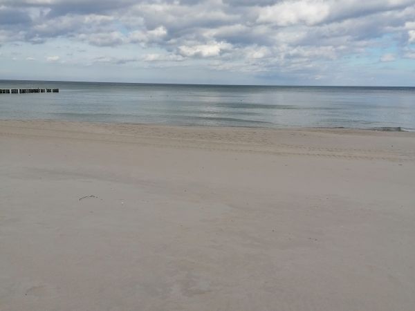 Chałupy, Morze Widok na zatokę.