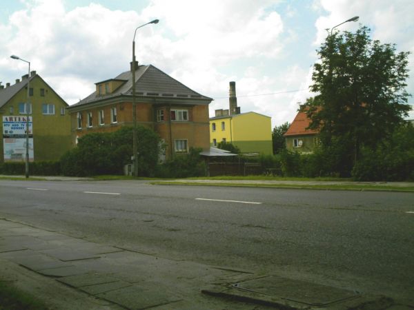 A tu taki widok,ul. Gdańska z przyległościami.