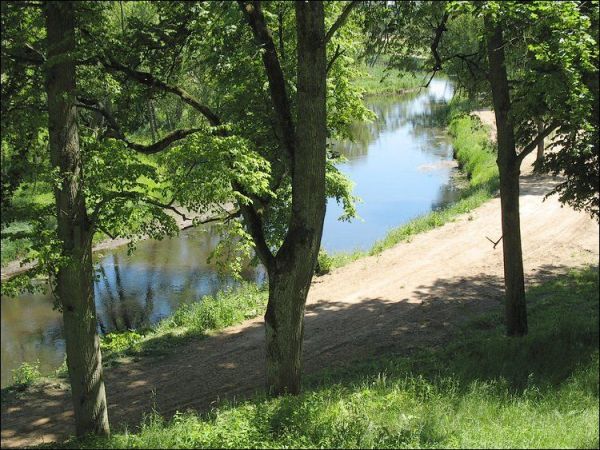 Rzeka Supraśl zwana dawniej Sprząślą