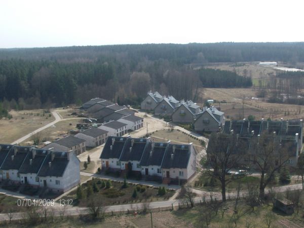 Widok na osiedle.