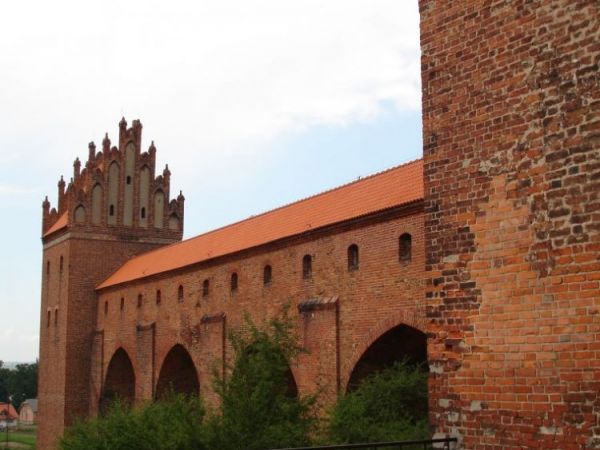 Zamek kapituły pomezańskiej. Jego budowę zaczęto w 1322 roku.