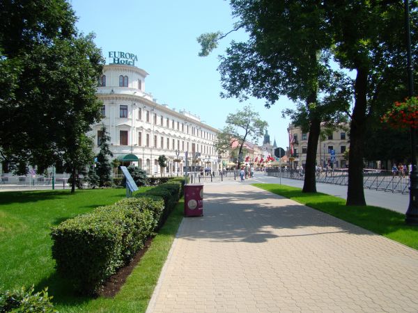 Lublin,deptak Krakowskie Przedmieście