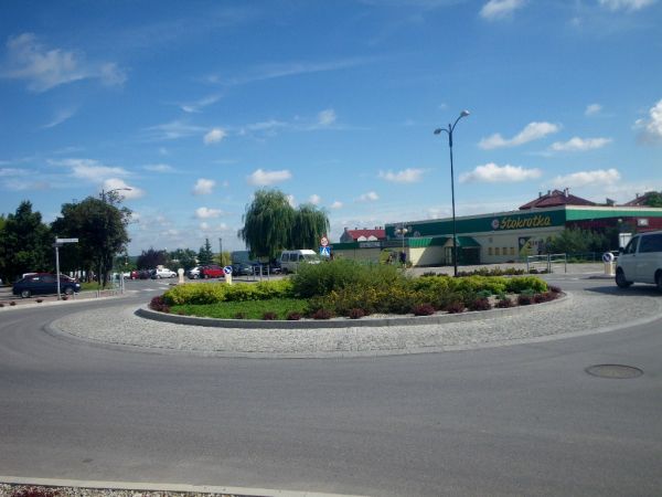 Rondo w Połańcu na osiedlu