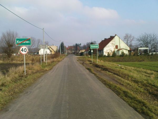 Widok Grabowa z strony Kozielca