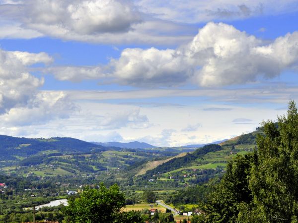 Widok na dolinę Dunajca