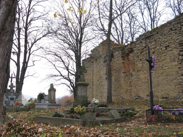 Chrześcijańskim obyczajem zmarli spoczywali na cmentarzach przykościelnych / przycerkiewnych, a znaczniejsi w kryptach pod posadzką kościoła, odwiedzani przez k