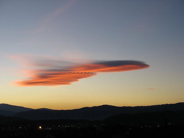 Wschód słońca nad Żywcem