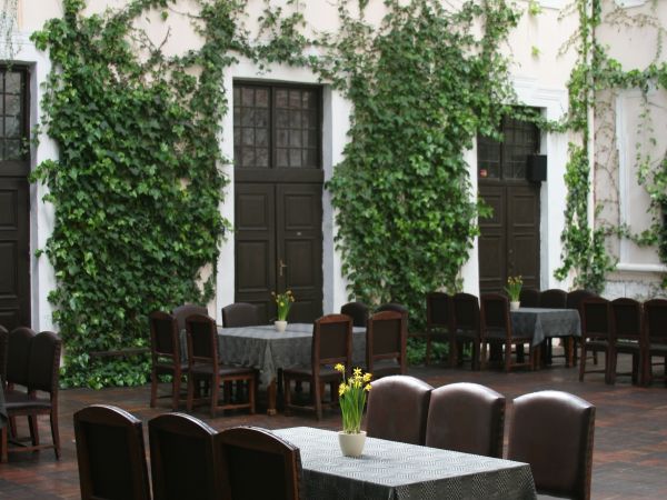 Restauracja w zamku.