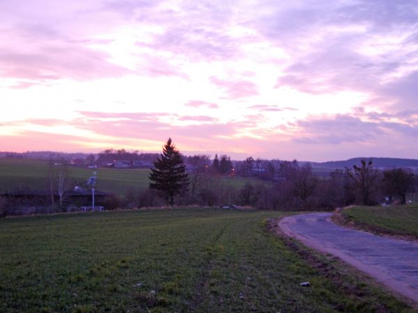 Droga do Kuks od strony Nowca.