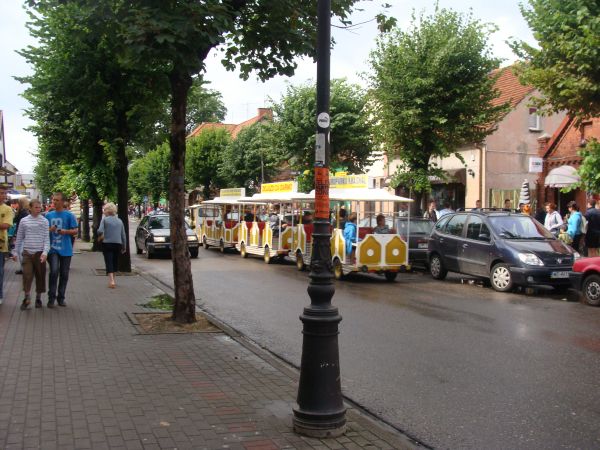 Ulica w Łebie. Lipiec 2010 r.