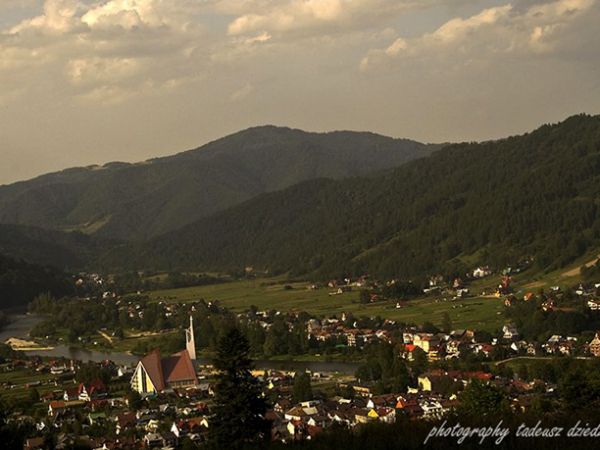 Krościenko nad Dunajcem-panorama.