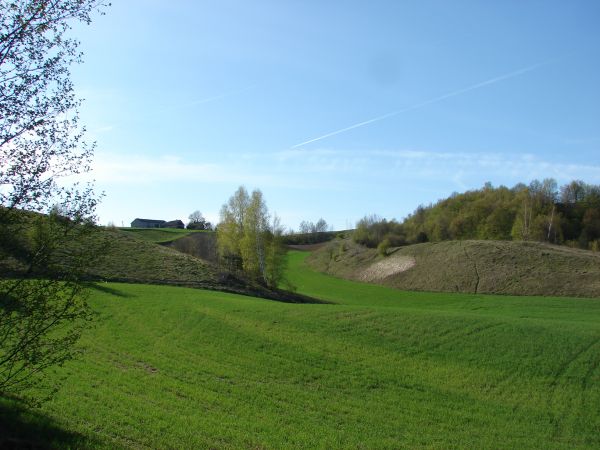 W latach 1975-1998 miejscowość należała administracyjnie do województwa toruńskiego. Widok wsi od wschodu.