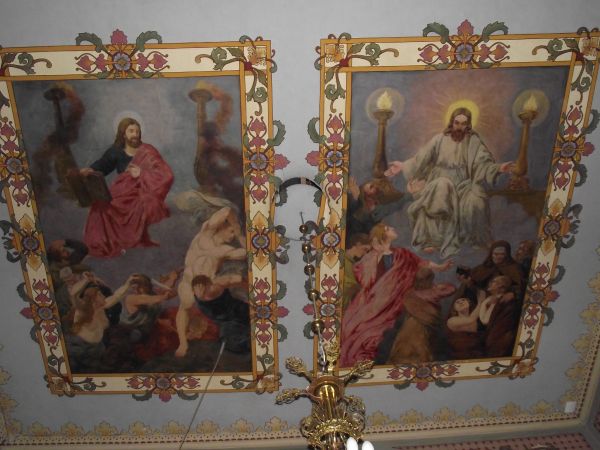 polichromia Włodzimierza Lisowskiego z 1932 roku, malarz był z Sanoka.