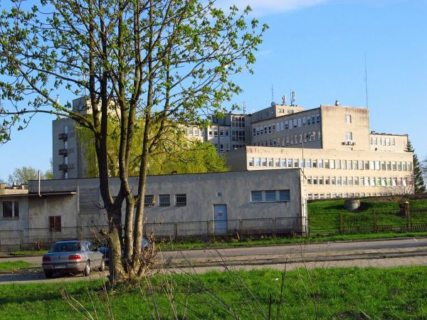 Szpital im. Św. Jana w Starogardzie Gdańskim - widok z ulicy Ściegiennego