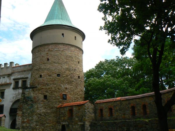 Fragment murów obronnych.