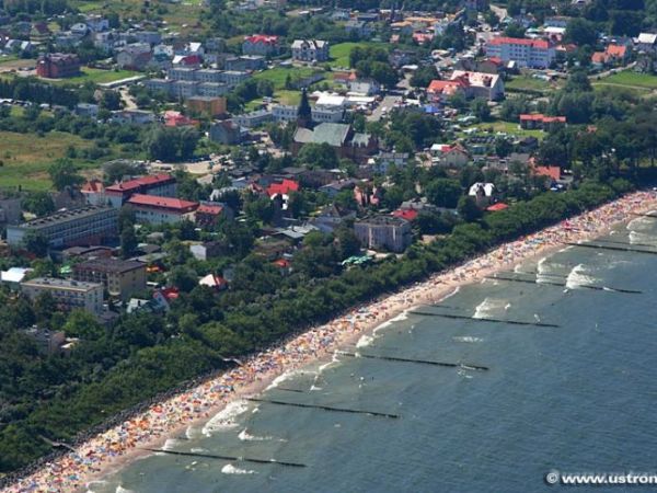 Plaża, z lotu ptaka