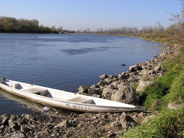 Wisła koło Brzostkowa (pażdziernik, 2005)