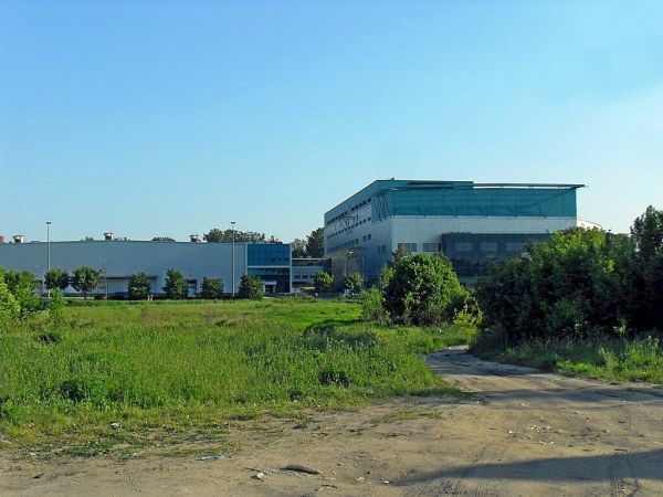 Fragment zabudowy Polpharmy