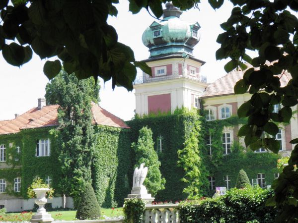 Zamek - Muzeum w Łańcucie. Park - fragment