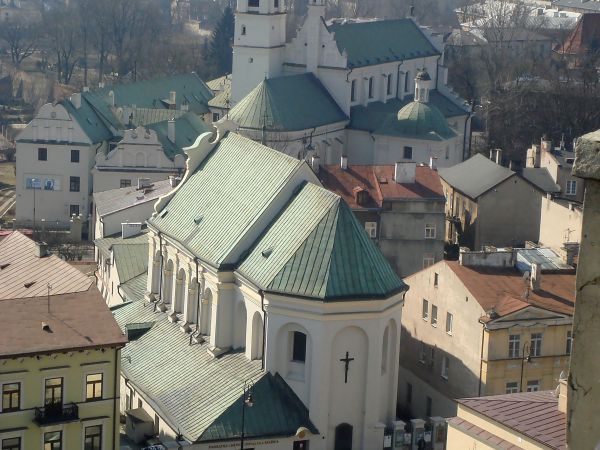 Widok na ul. Królewską   z  Wieży Trynitarskiej.