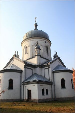 Cerkiew prawosławna pw. Świetych Kosmy i Damiana w Zapałowie.