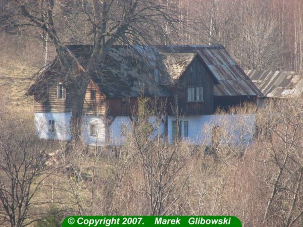 Paszków  2005r wiosną _dawny dom Państwa Krawców