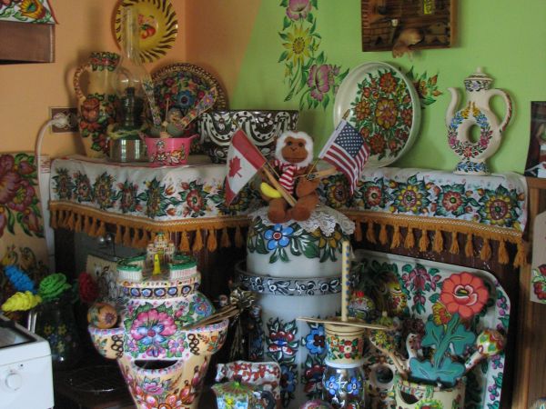 Gospodarstwo pani Danuty Dyman  Zalipie 175 6.06.2011