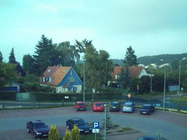 Widok na zabudowania ul. Wileńskiej.