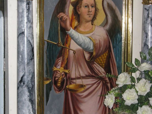 ikona przedstawia św. Michała Archanioła - z mieczem i wagą, będą ważone nasze uczynki i te dobre i te złe. Święty jest m.in. patronem Sanoka - zapraszam do gal